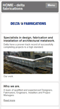 Mobile Screenshot of deltafabrications.com